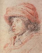 Peter Paul Rubens Nikelaxi wearing the red cap oil